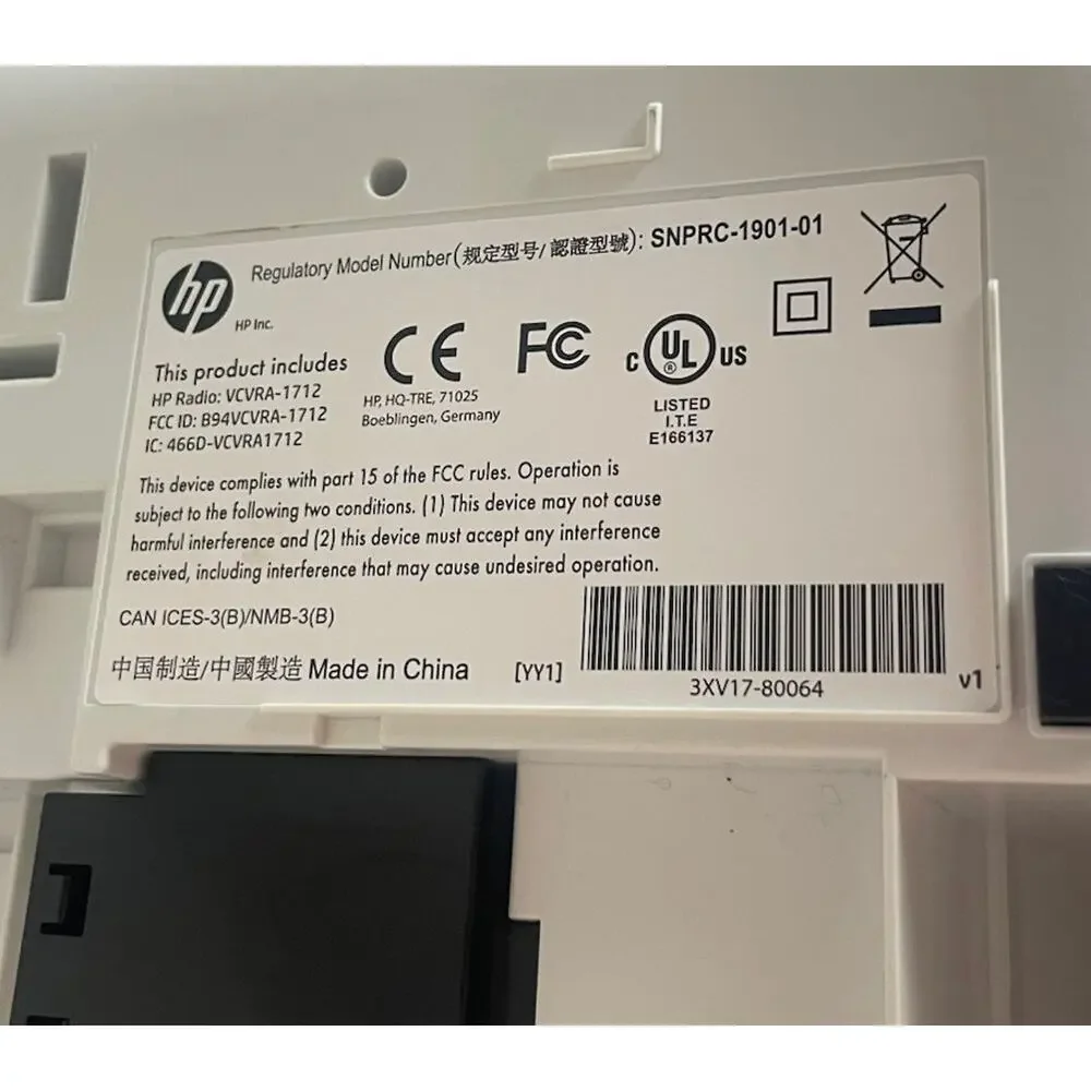 HP Deskjet 4100e SNPRC-1901-01 White Wireless All-in-One Printer: Working